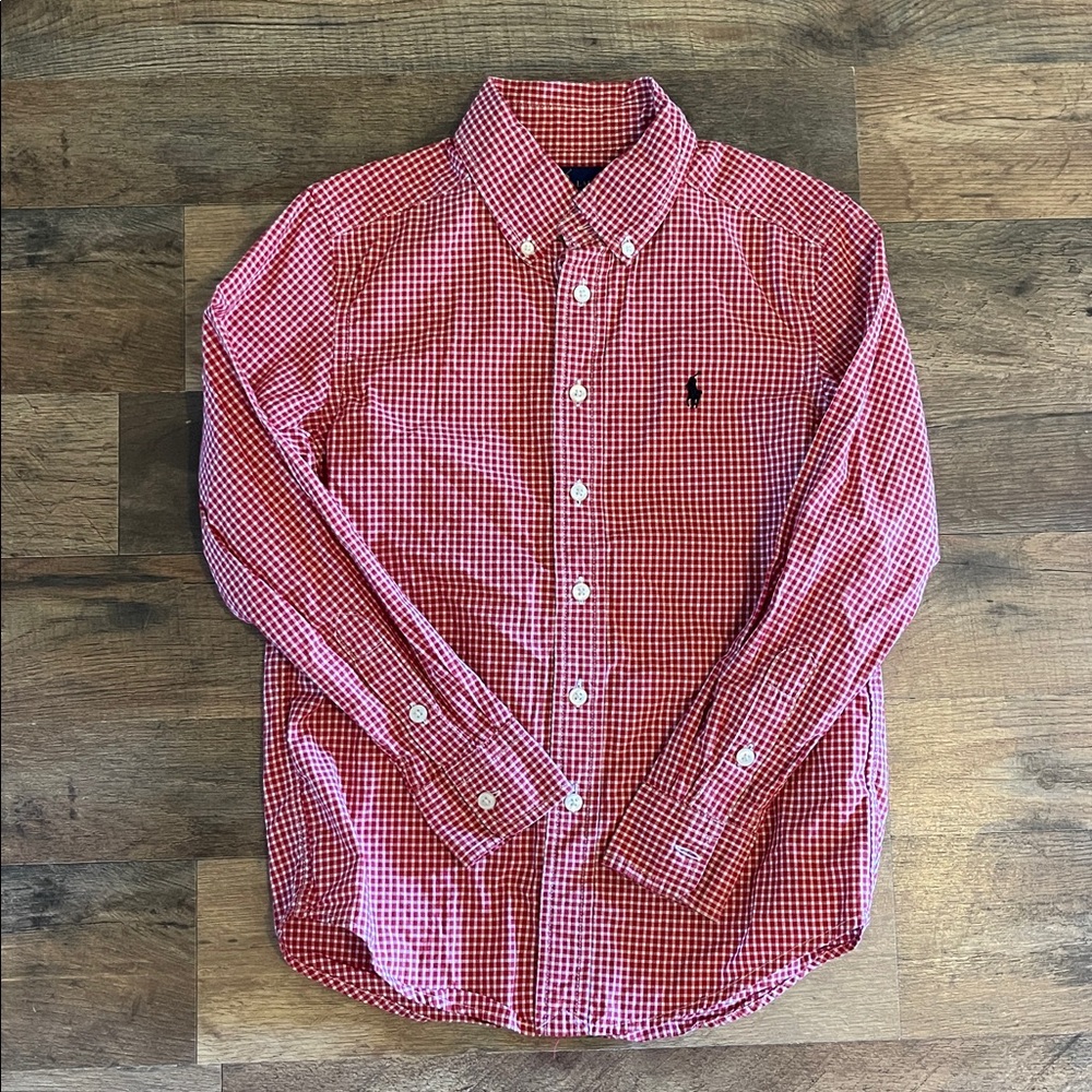 Ralph Lauren Red Checkered Shirt